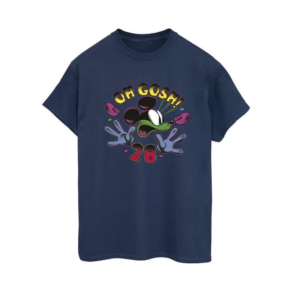 Disney Dam/Tjej Musse Pigg Oh Gosh Pop Art Bomull Boyfriend T-shirt