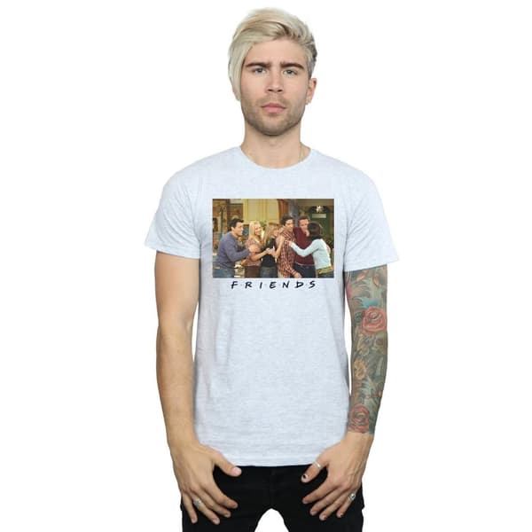 Friends Gruppfoto - lägenhet - T-shirt för herrar