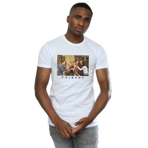 Friends Gruppfoto - lägenhet - T-shirt för herrar