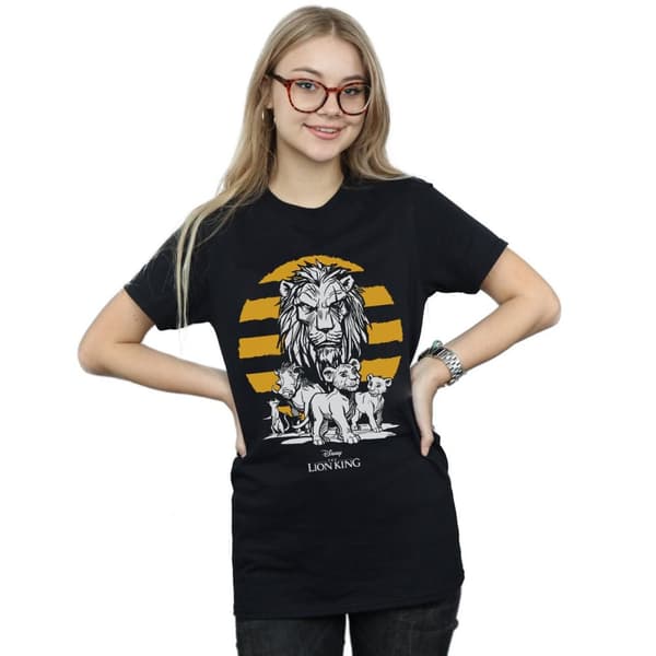 Disney Dam/Tjej Lejonkungen Filmgruppen Boyfriend-T-shirt i bomull