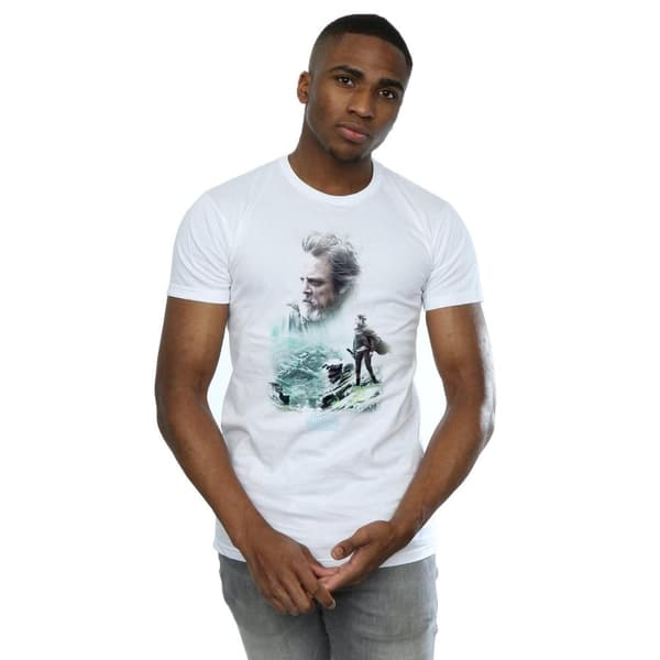 Star Wars The Last Jedi Luke And Rey T-shirt för herrar