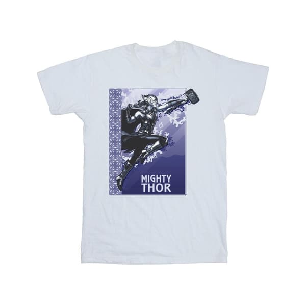 Marvel Pojkar - Thor Love And Thunder Mighty Thor T-shirt White 12-13 Years