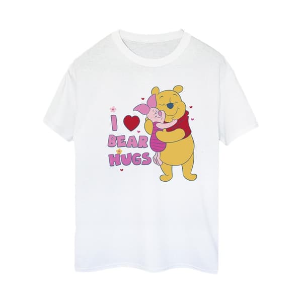 Disney Dam / Dam Winnie The Pooh Big Bear Hugs Bomull Boyfriend T-shirt White XL