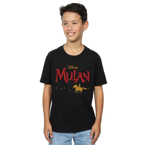 Disney Boys Mulan Movie Logo T-Shirt