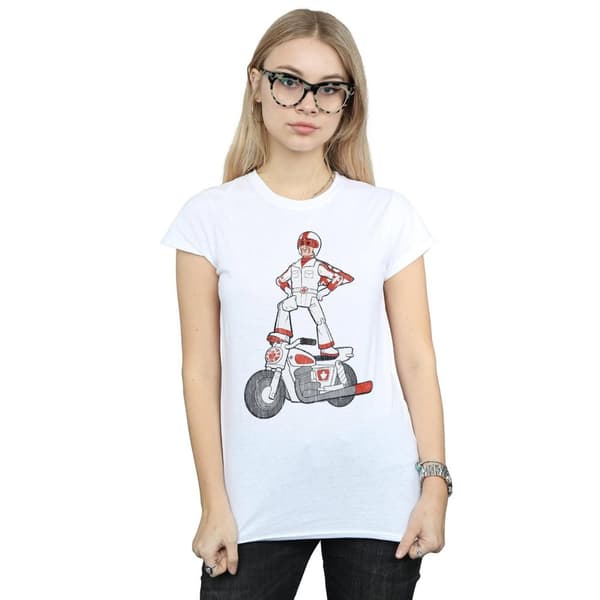Disney Womens/Ladies Toy Story 4 Duke Caboom Pose Cotton T-Shirt