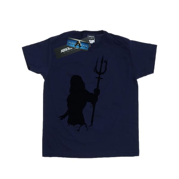 DC Comics Aquaman Mono Silhouette T-shirt i bomull för flickor