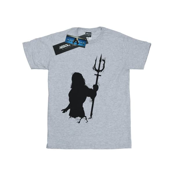 DC Comics Aquaman Mono Silhouette T-shirt i bomull för flickor