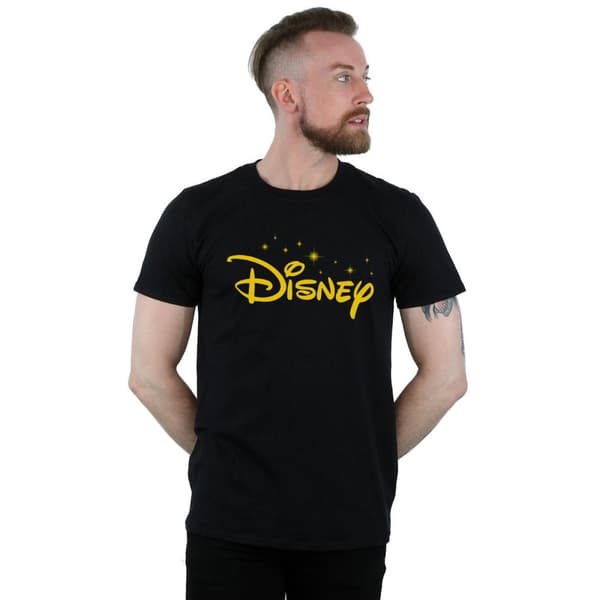 Disney T-shirt med logotyp och stjärnor för herrar