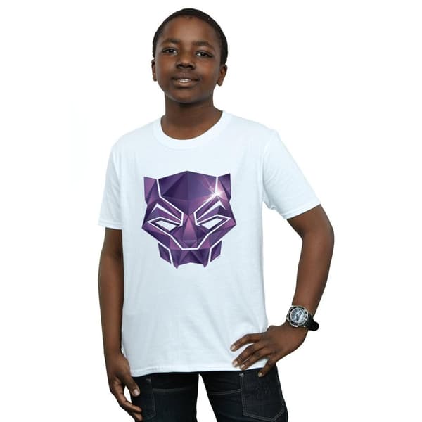 Marvel Boys Avengers Infinity War Black Panther Geometric T-Shirt