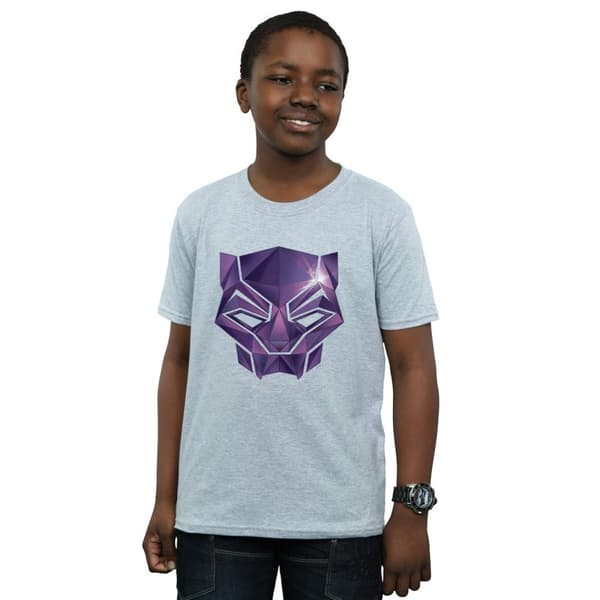 Marvel Geometrisk t-shirt för pojkar - Avengers Infinity War Black Panther