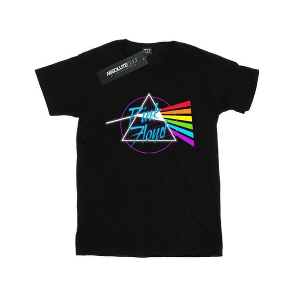Pink Floyd Womens/Ladies Neon Darkside Cotton Boyfriend T-Shirt