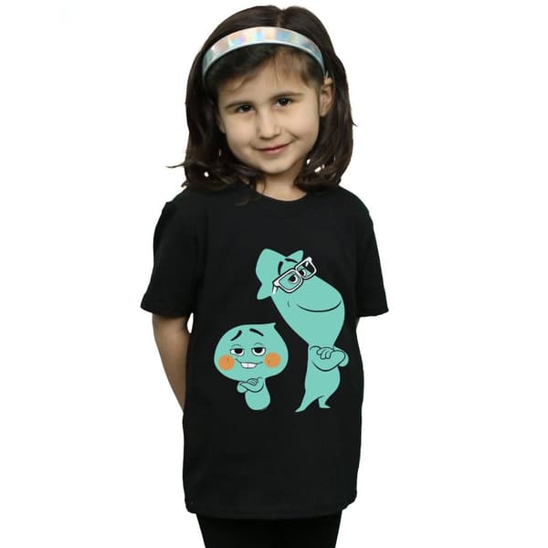 Disney T-shirt i bomull för flickor med Soul Joe och 22 Buddies för alltid