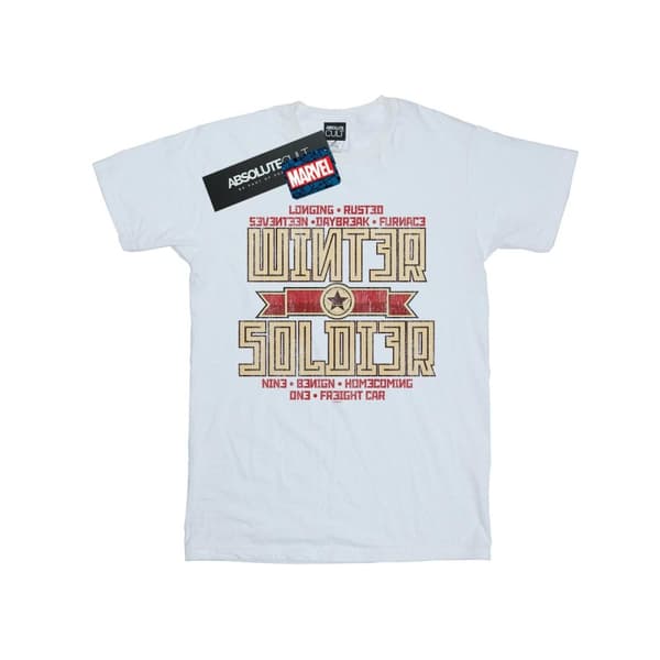Marvel Girls Winter Soldier Trigger Badge Cotton T-Shirt