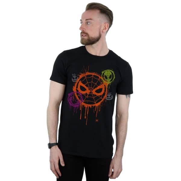 Marvel Halloween Spiderman Icon T-shirt för herrar