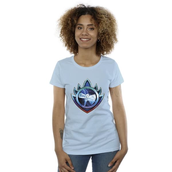 Marvel Dam/Tjej Thor Love And Thunder Stormbreaker Crest T-shirt i bomull