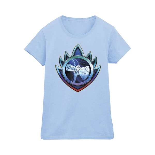 Marvel Womens/Ladies Thor Love And Thunder Stormbreaker Crest Cotton T-Shirt