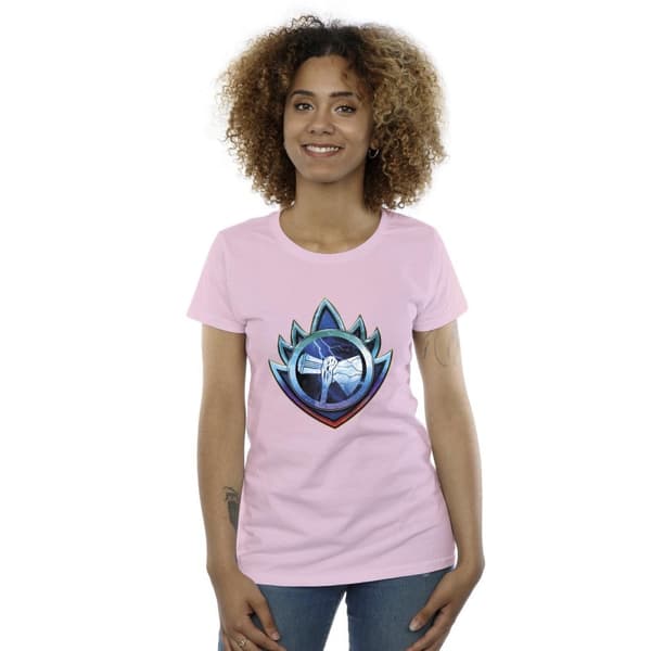 Marvel Womens/Ladies Thor Love And Thunder Stormbreaker Crest Cotton T-Shirt