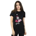 Pikkukuva 2 / 3: Disney Womens/Ladies Minnie Mouse Love Heart Cotton Boyfriend T-Shirt