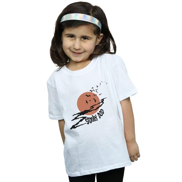 Scooby Doo Girls Spooky Moon Cotton T-Shirt