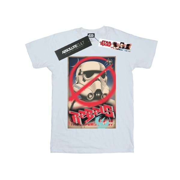 Star Wars T-shirt i bomull med Rebels-affisch för flickor