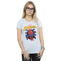 Miniatyrbild 2 av 3: Marvel Dam/Tjej Spider-Man Web Shooting Emblem Logo Bomulls-T-shirt