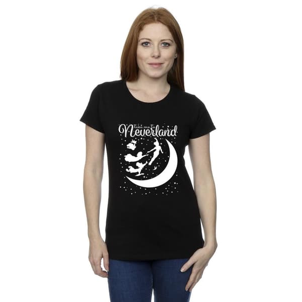 Disney Womens/Ladies Peter Pan Take Me To Neverland Cotton T-Shirt