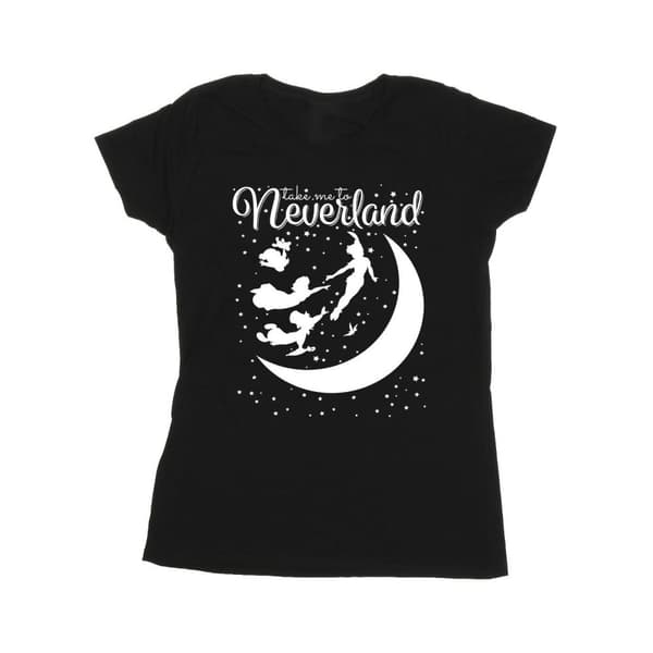 Disney Womens/Ladies Peter Pan Take Me To Neverland Cotton T-Shirt