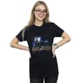 Miniatyrbilde 2 av 3: Hary Potter Womens/Ladies Hogwarts Castle Cotton Boyfriend T-Shirt