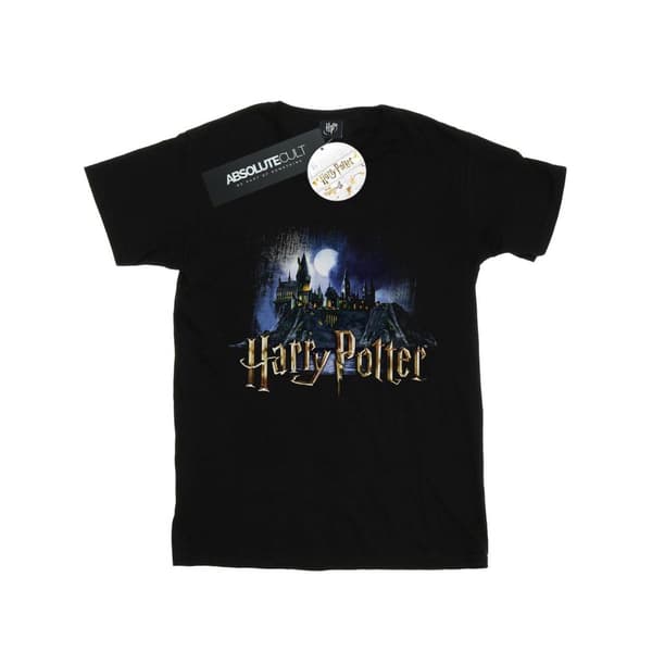 Hary Potter Womens/Ladies Hogwarts Castle Cotton Boyfriend T-Shirt