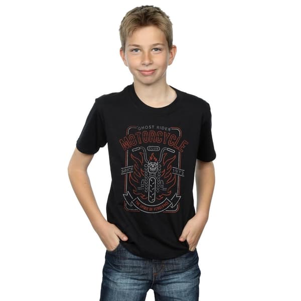 Marvel T-shirt för pojkar - Ghost Rider Motorcycle Club
