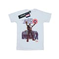 Miniatyrbild 1 av 3: Marvel T-shirt i bomull för flickor med Captain America Sam Wilson-omslag