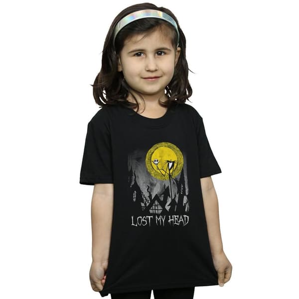 Disney Nightmare Before Christmas Lost My Head - T-shirt i bomull för flickor
