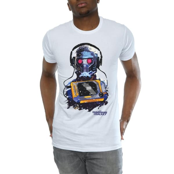 Marvel Mens Guardians Of The Galaxy Star Lord Cassette T-Shirt