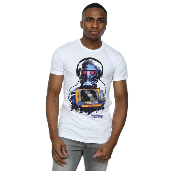 Marvel Mens Guardians Of The Galaxy Star Lord Cassette T-Shirt