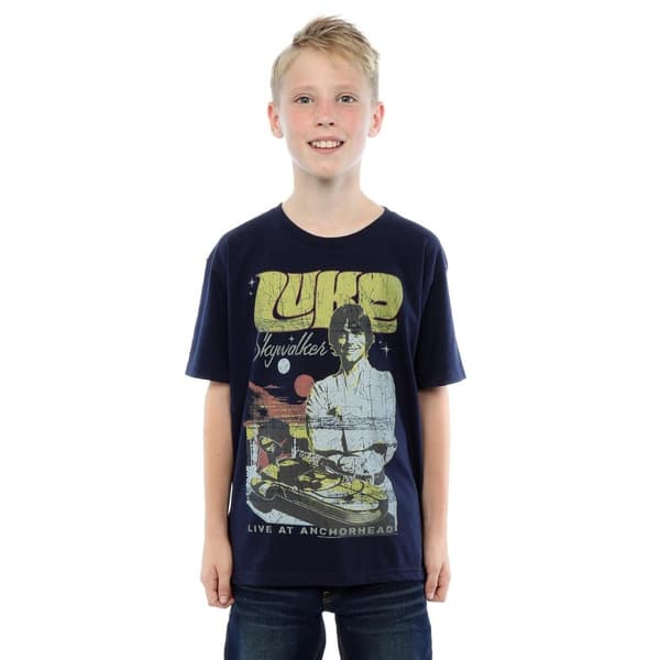 Star Wars Luke Skywalker Rock Poster T-shirt för pojkar