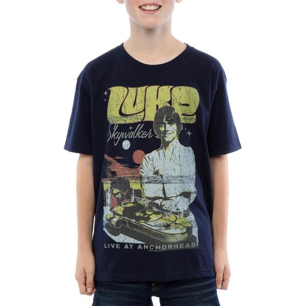 Star Wars Luke Skywalker Rock Poster T-shirt för pojkar