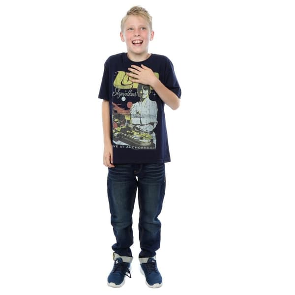 Star Wars Luke Skywalker Rock Poster T-shirt för pojkar