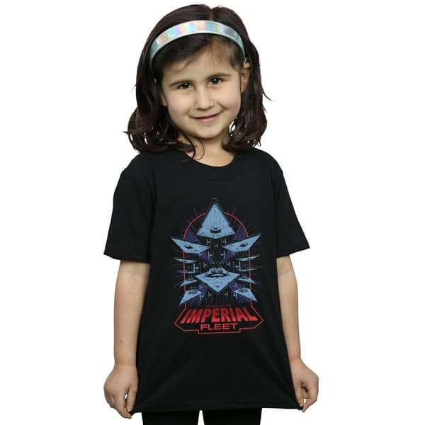 Star Wars Girls Attack Of The Imperial Fleet Cotton T-Shirt
