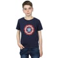 Miniatyrbillede 2 af 3: Marvel Boys Captain America Pixelated Shield T-Shirt