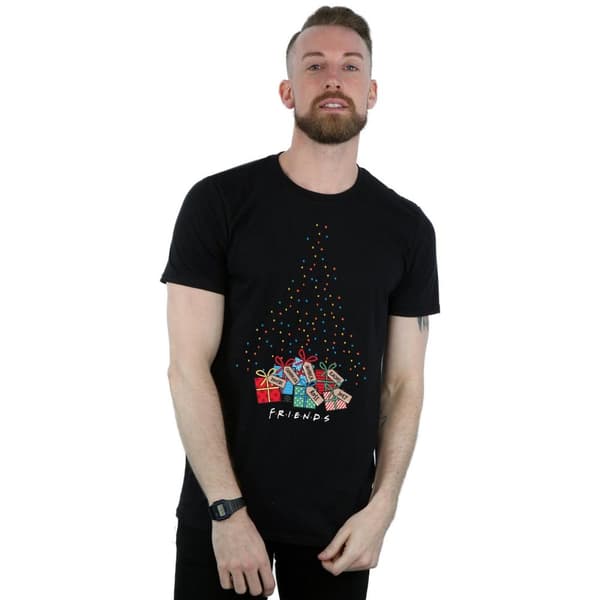 Friends Mens Christmas Tree Lights T-Shirt