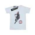 Miniatyrbild 1 av 3: Marvel Dam/kvinnor Avengers Endgame Painted Black Widow Boyfriend T-shirt i bomull