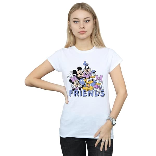 Disney Womens/Ladies Classic Friends Cotton T-Shirt