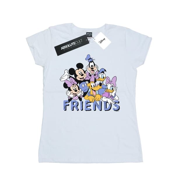 Disney Womens/Ladies Classic Friends Cotton T-Shirt