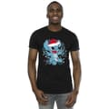 Miniatyrbild 2 av 3: Disney Lilo And Stitch-sketch-T-shirt med julbelysning för herrar