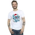Miniatyrbild 2 av 3: Disney Lilo And Stitch-sketch-T-shirt med julbelysning för herrar