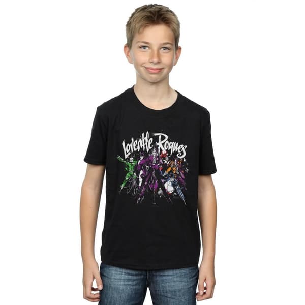 DC Comics Boys Batman Loveable Rogues T-Shirt