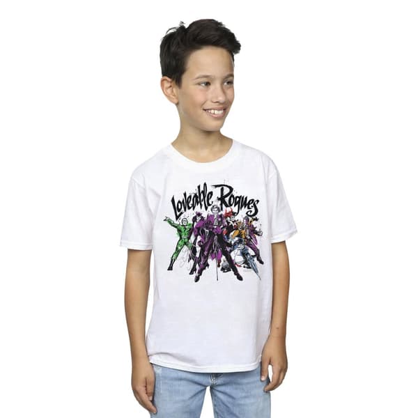 DC Comics T-shirt för pojkar - Batman Loveable Rogues
