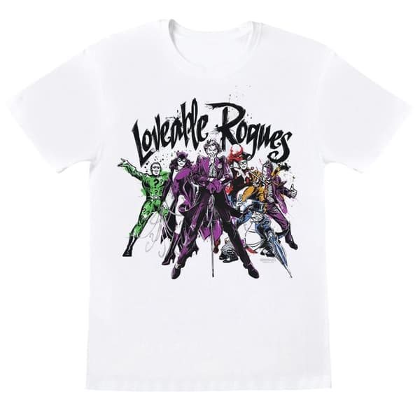 DC Comics T-shirt för pojkar - Batman Loveable Rogues