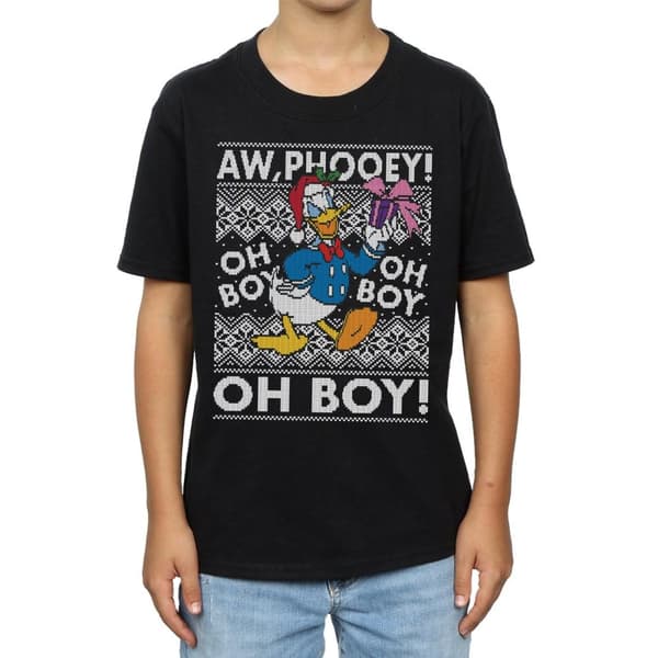Disney Pojkar - Kalle Anka-jul t-shirt