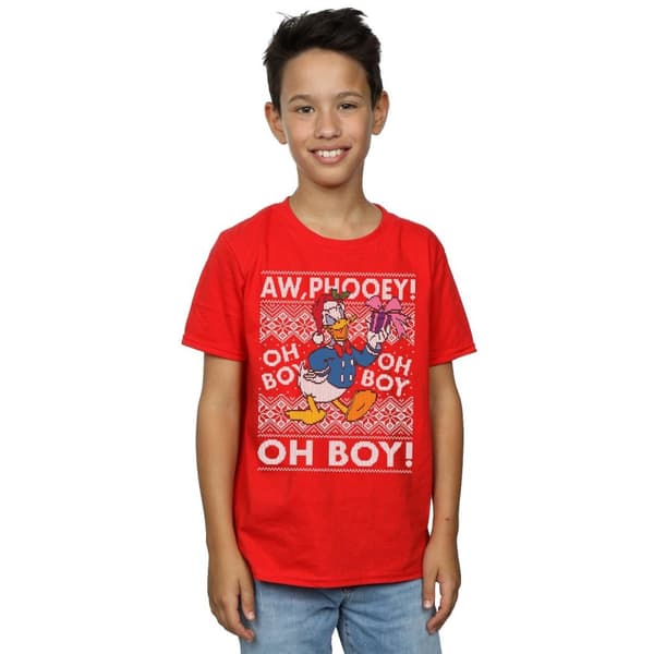 Disney Pojkar - Kalle Anka-jul t-shirt